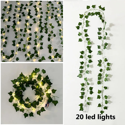 LED Ivy Plant wall vines 20 lights