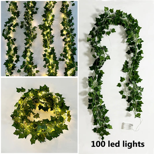 LED Ivy Plant wall vines 100 led